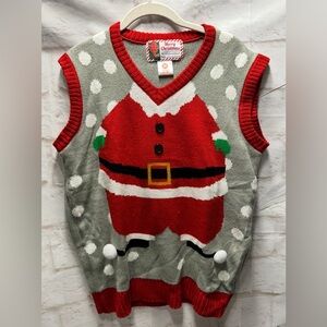 Santa‎ Christmas vest size medium